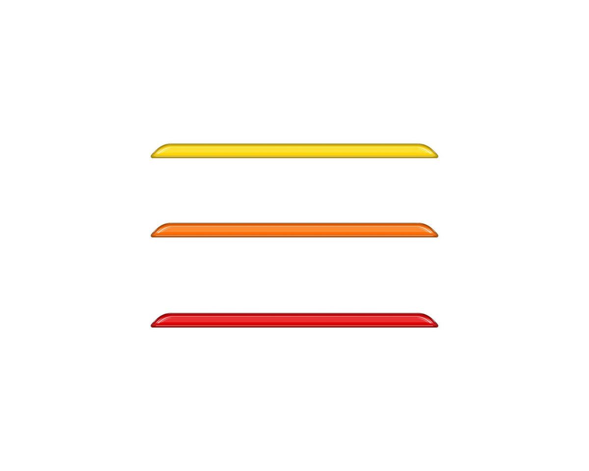 TUFSKINZ TRD Grille TRI-Color Line Inserts (2023-2024 Sequoia, 2022-2024 Tundra) - TUN049-RED-449-G