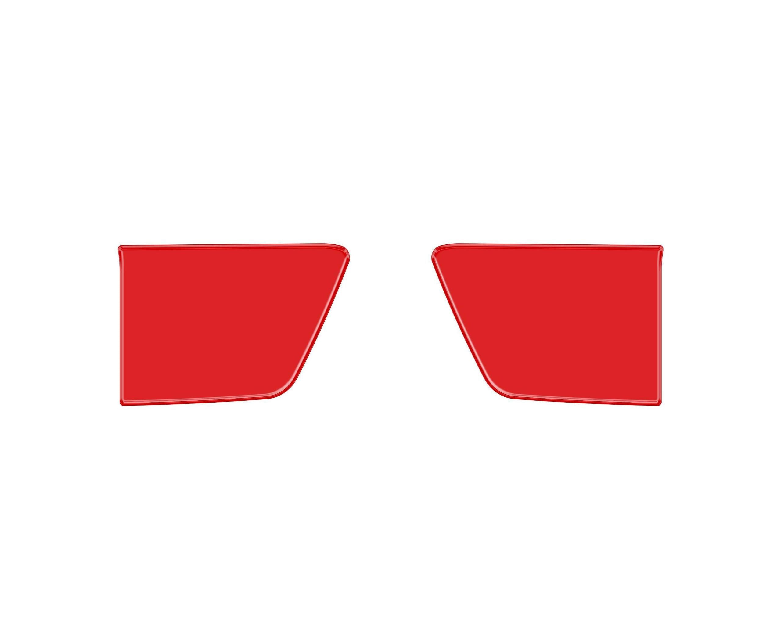 TUFSKINZ Front Door Handle Pocket Inserts (2023-2024 Sequoia, 2022-2024 Tundra) - TUN054-RED-G