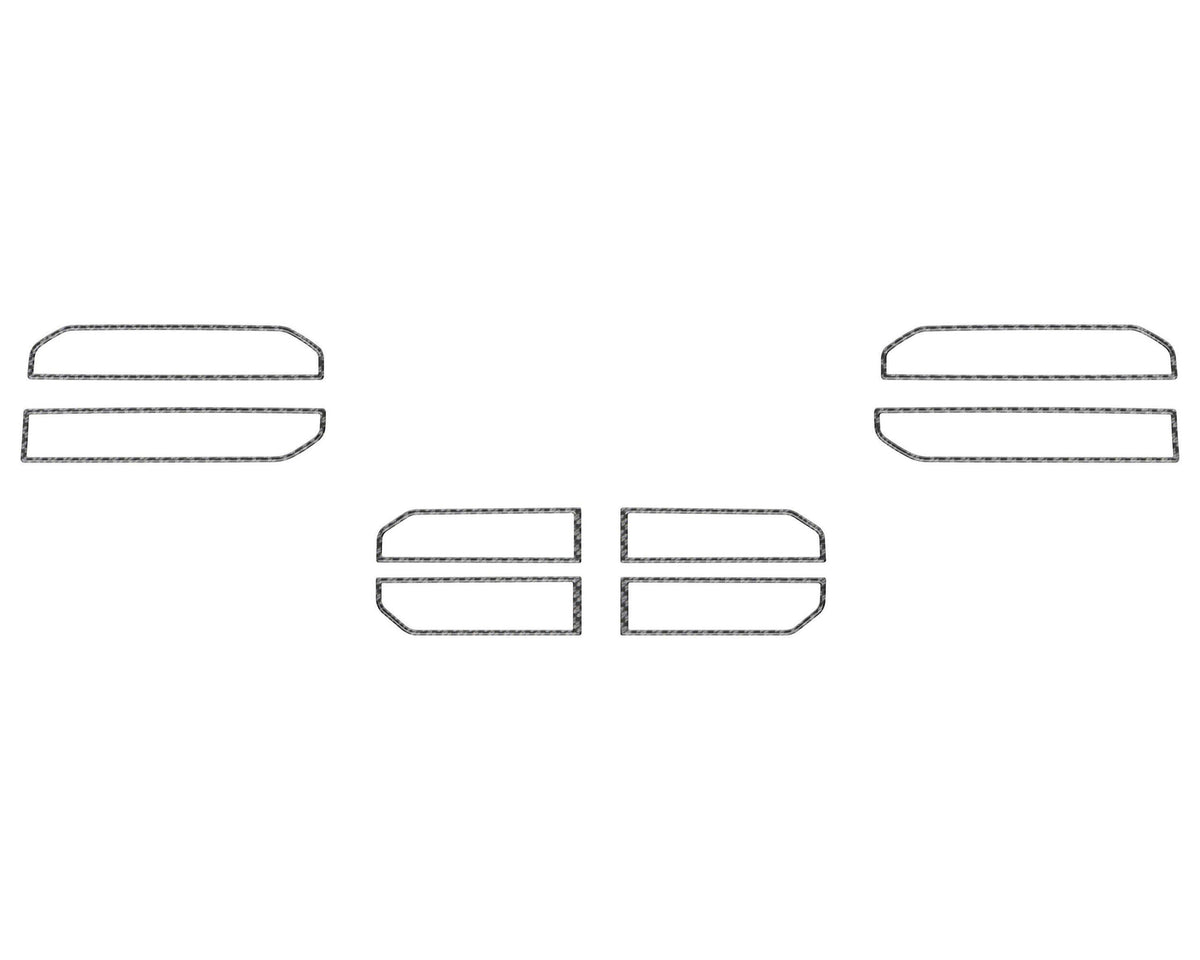 TUFSKINZ A.C. Vent Accent Trim (2023-2024 Sequoia, 2022-2024 Tundra) - TUN056-DCF-G