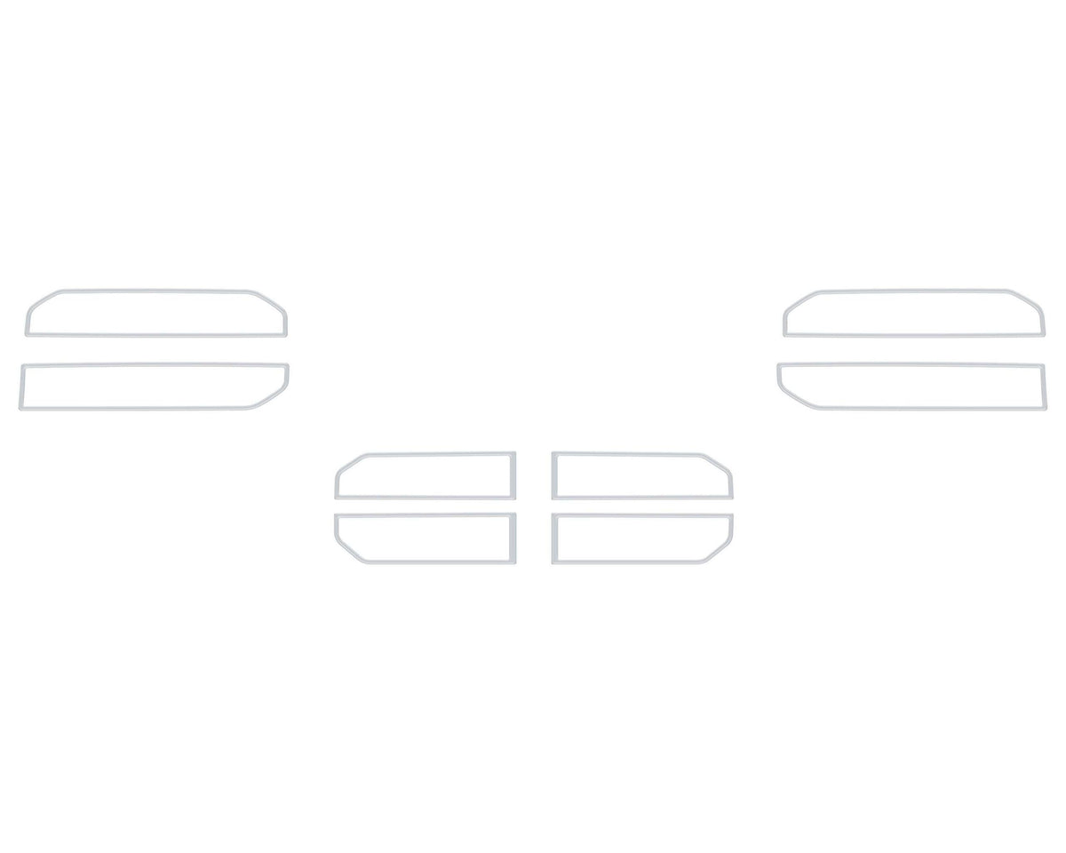 TUFSKINZ A.C. Vent Accent Trim (2023-2024 Sequoia, 2022-2024 Tundra) - TUN056-WHT-G