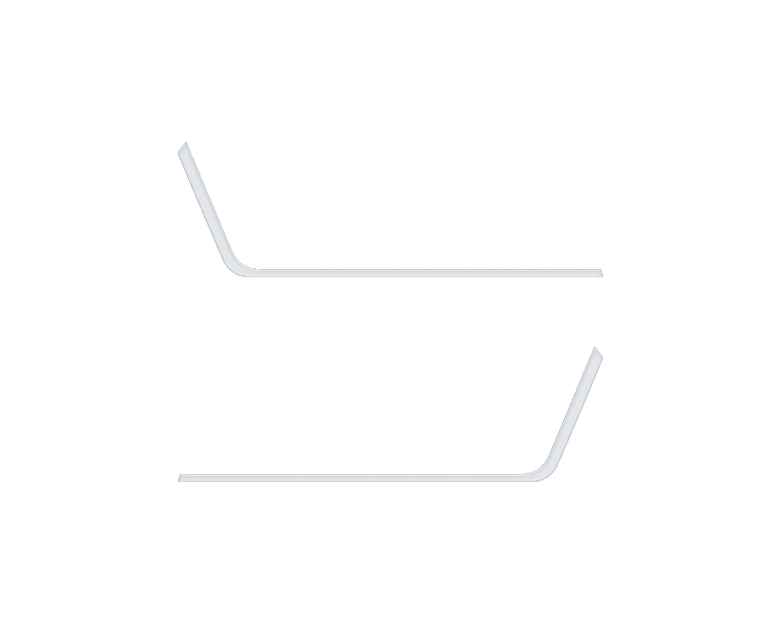 TUFSKINZ Center Console Side Accent Trim (2023-2024 Sequoia, 2022-2024 Tundra) - TUN057-WHT-G