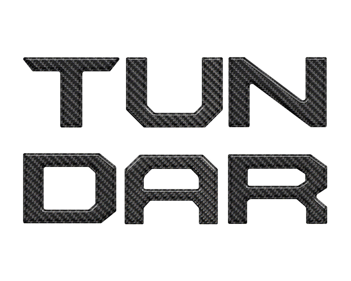 TUFSKINZ Tailgate Letter Inserts (2022-2024 Tundra) - TUN062-DCF-G