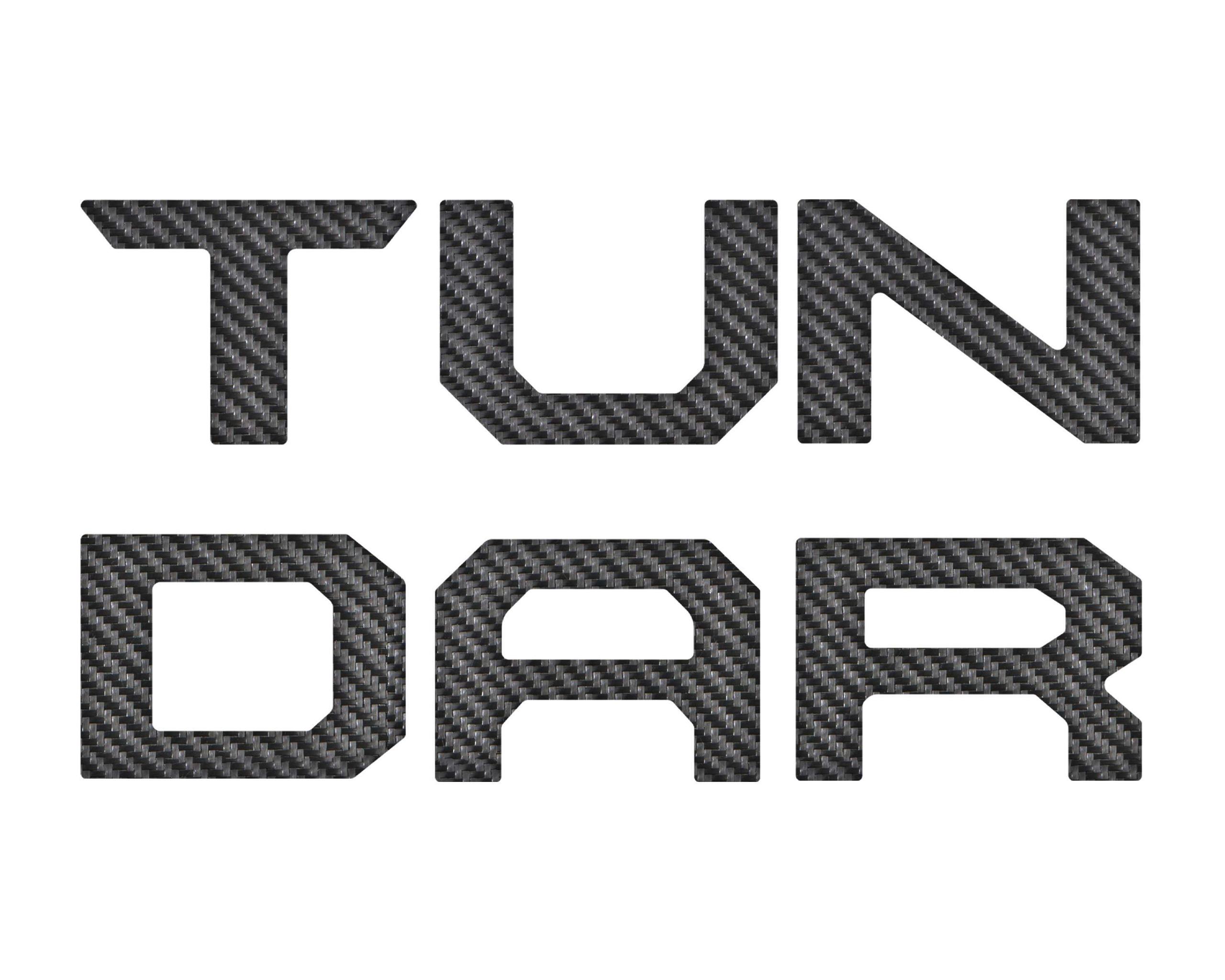 TUFSKINZ Tailgate Letter Inserts (2022-2024 Tundra) - TUN062-RCF-X
