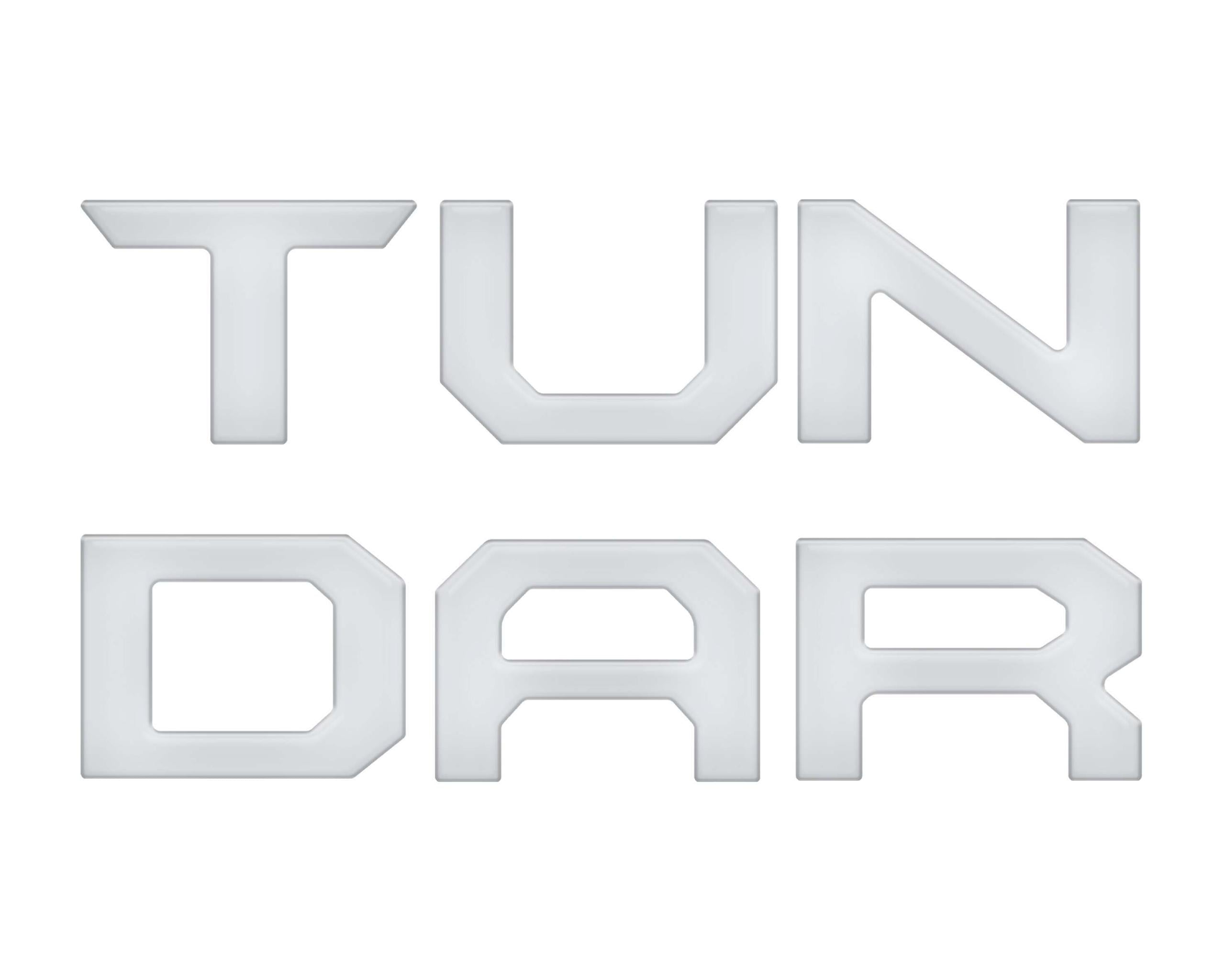 TUFSKINZ Tailgate Letter Inserts (2022-2024 Tundra) - TUN062-WHT-M