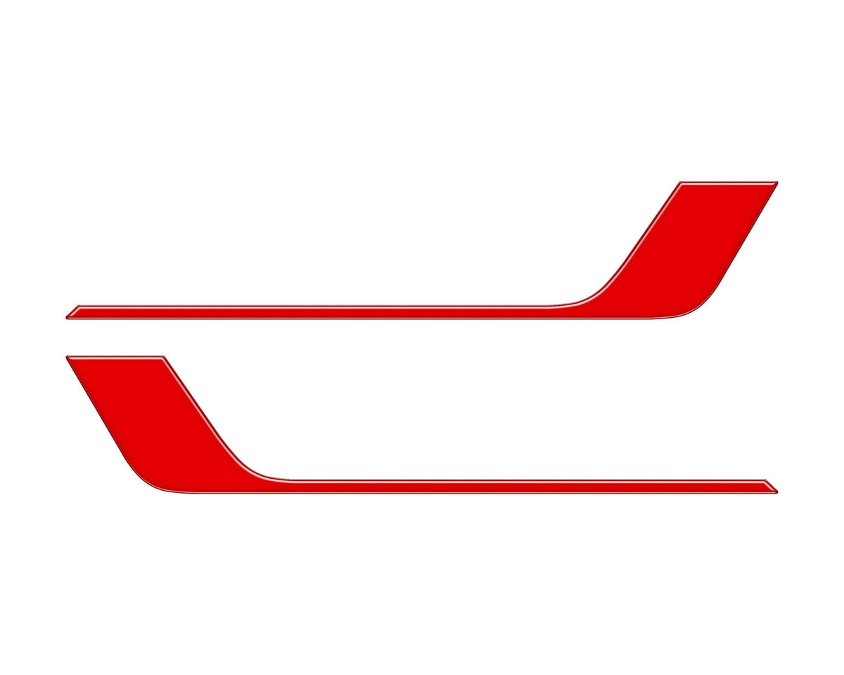 TUFSKINZ Front Door Lower Accent Trim (2022-2024 Tundra) - TUN071-RED-G