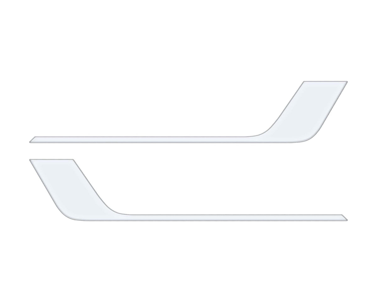 TUFSKINZ Front Door Lower Accent Trim (2022-2024 Tundra) - TUN071-WHT-G