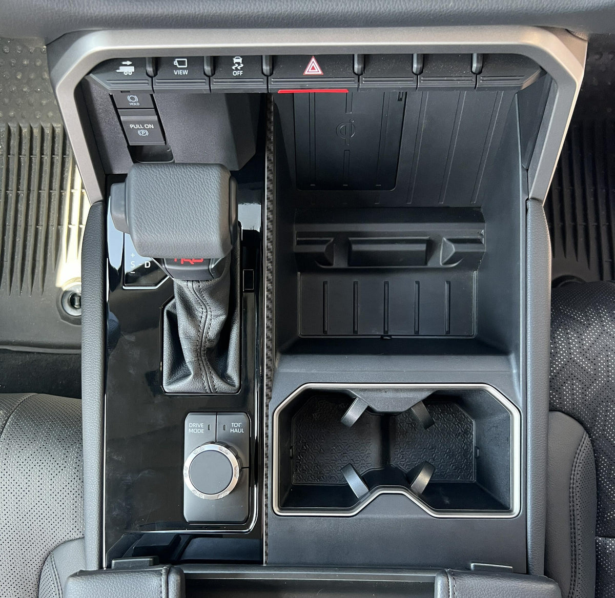 TUFSKINZ Center Console Thin Line Accent Trim (2023-2024 Sequoia, 2022-2024 Tundra) - TUN075-RCF-X
