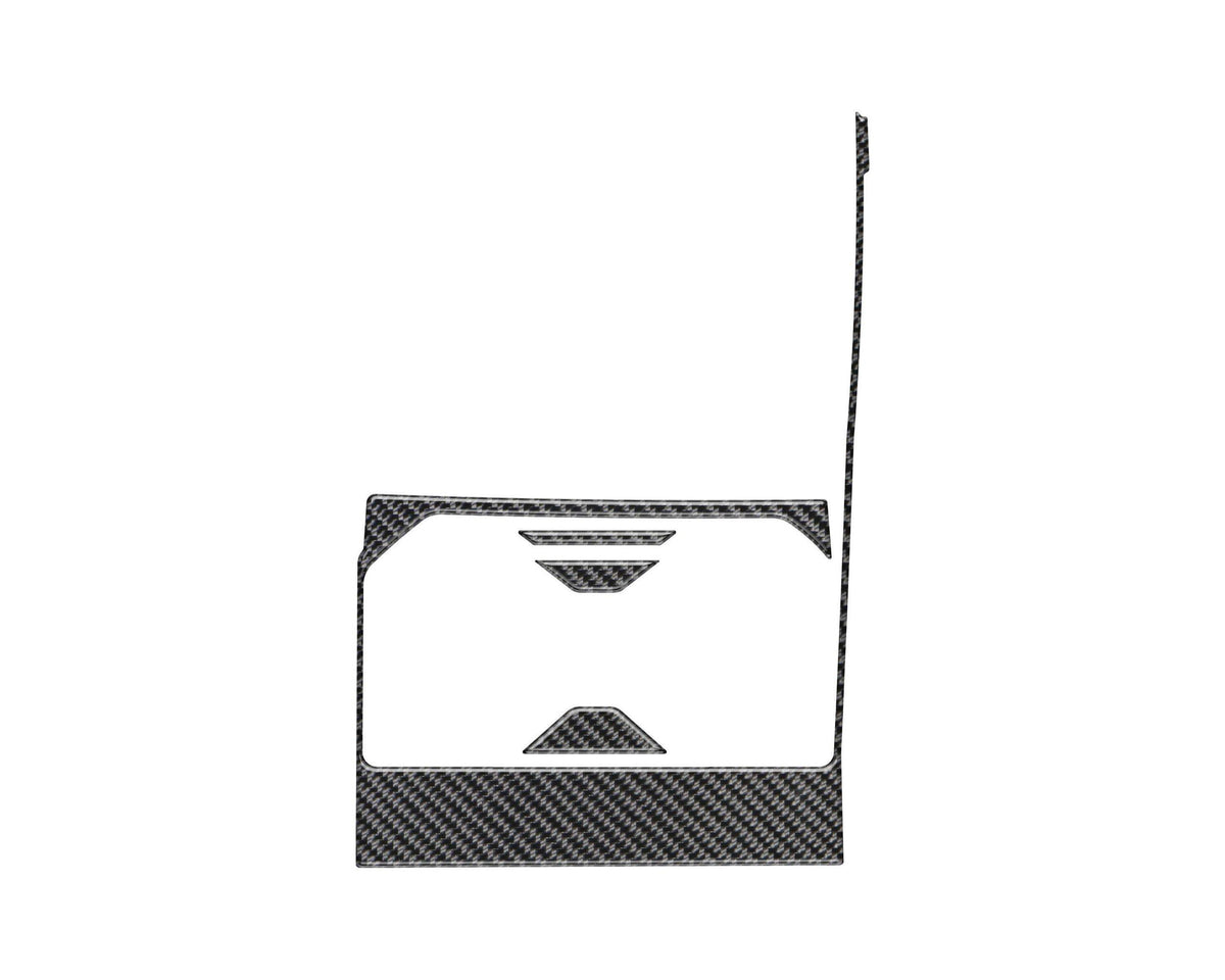 TUFSKINZ Center Cup Holder Accent Trim (2023-2024 Sequoia, 2022-2024 Tundra) - TUN076-DCF-G