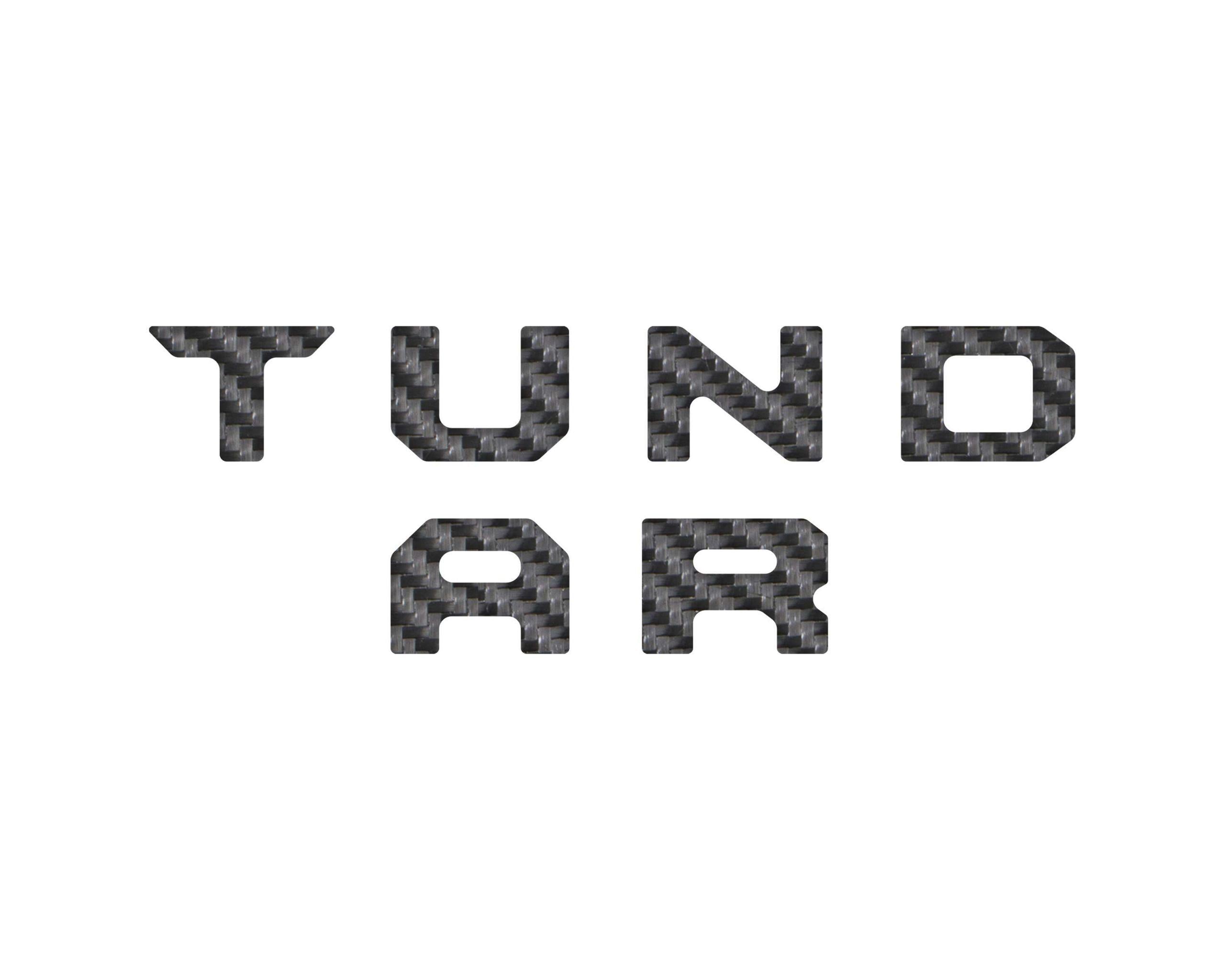 TUFSKINZ 3RD Brakelight Letter Inserts (2022-2024 Tundra) - TUN085-RCF-X