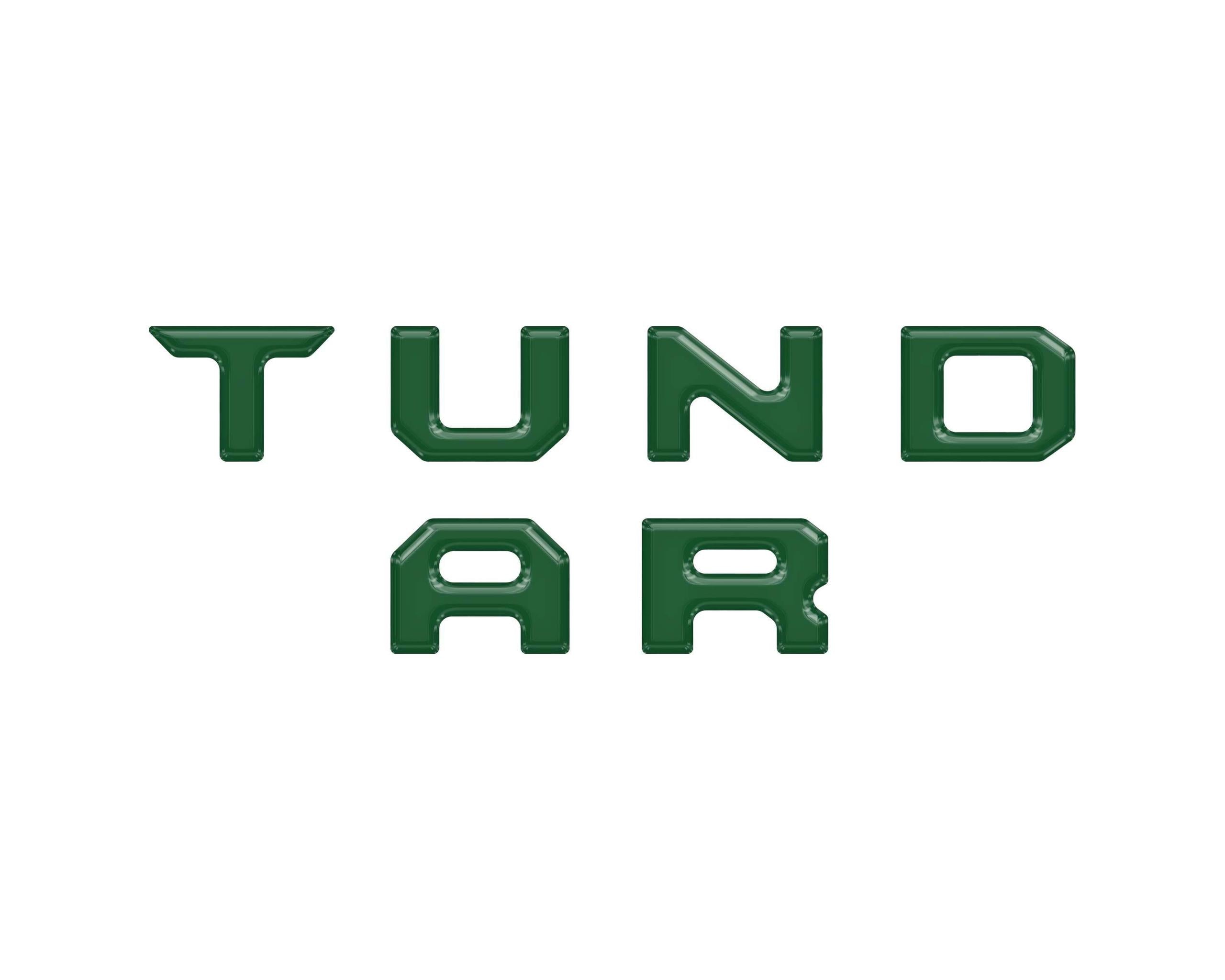 TUFSKINZ 3RD Brakelight Letter Inserts (2022-2024 Tundra) - TUN085-TAG-G