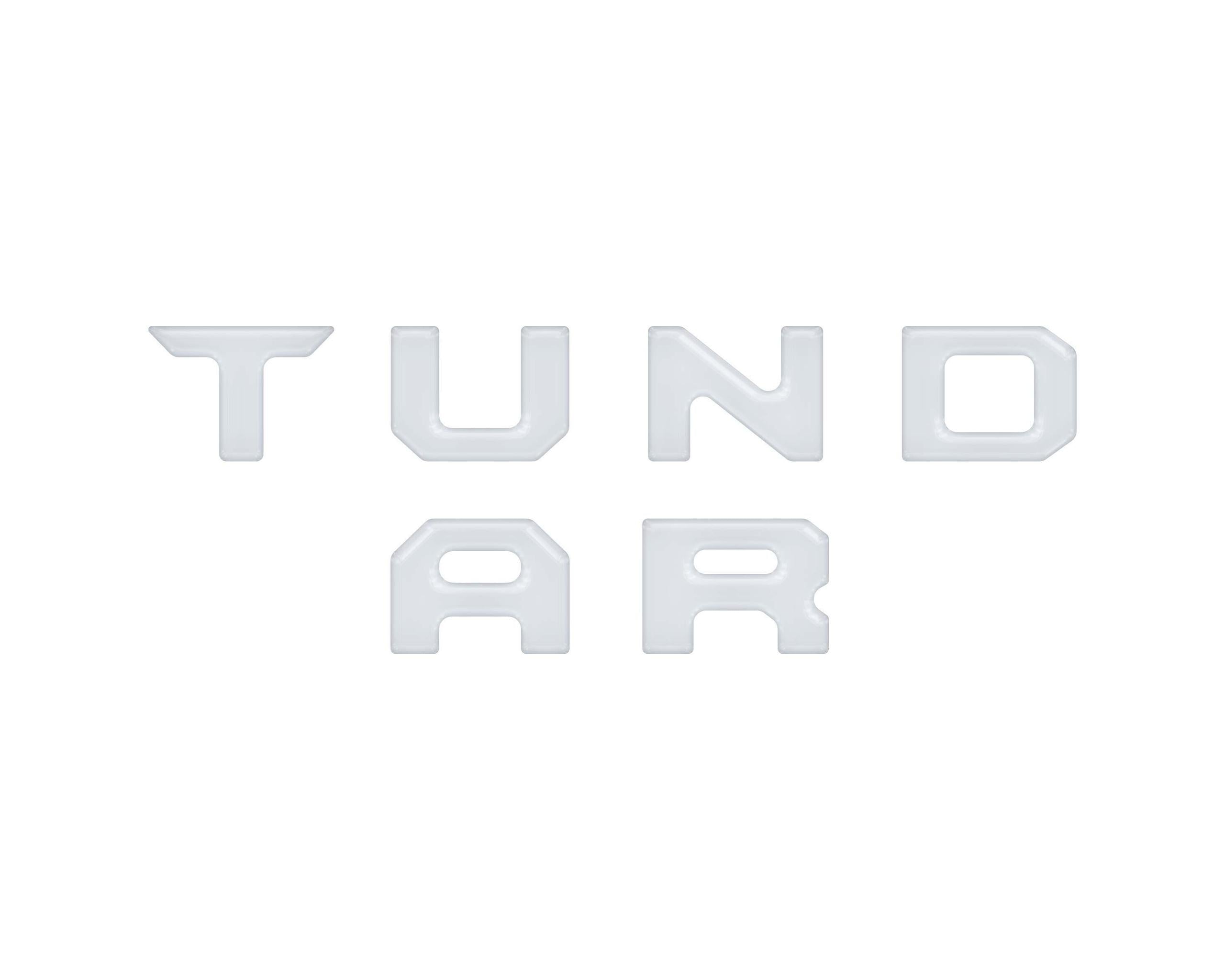 TUFSKINZ 3RD Brakelight Letter Inserts (2022-2024 Tundra) - TUN085-WHT-G