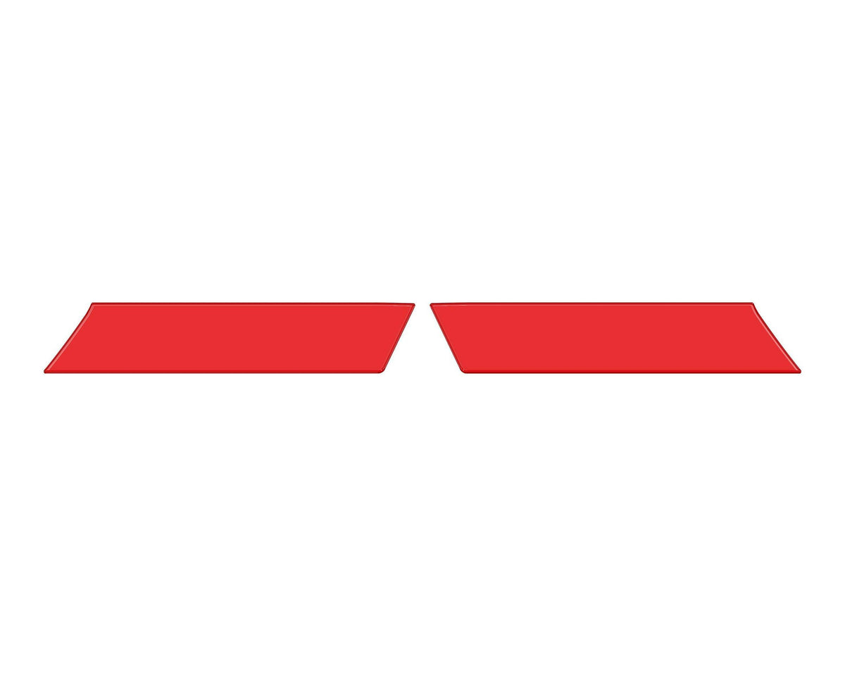 TUFSKINZ Front Arm Rest Accent Trim (2023-2024 Sequoia, 2022-2024 Tundra) - TUN087-RED-G