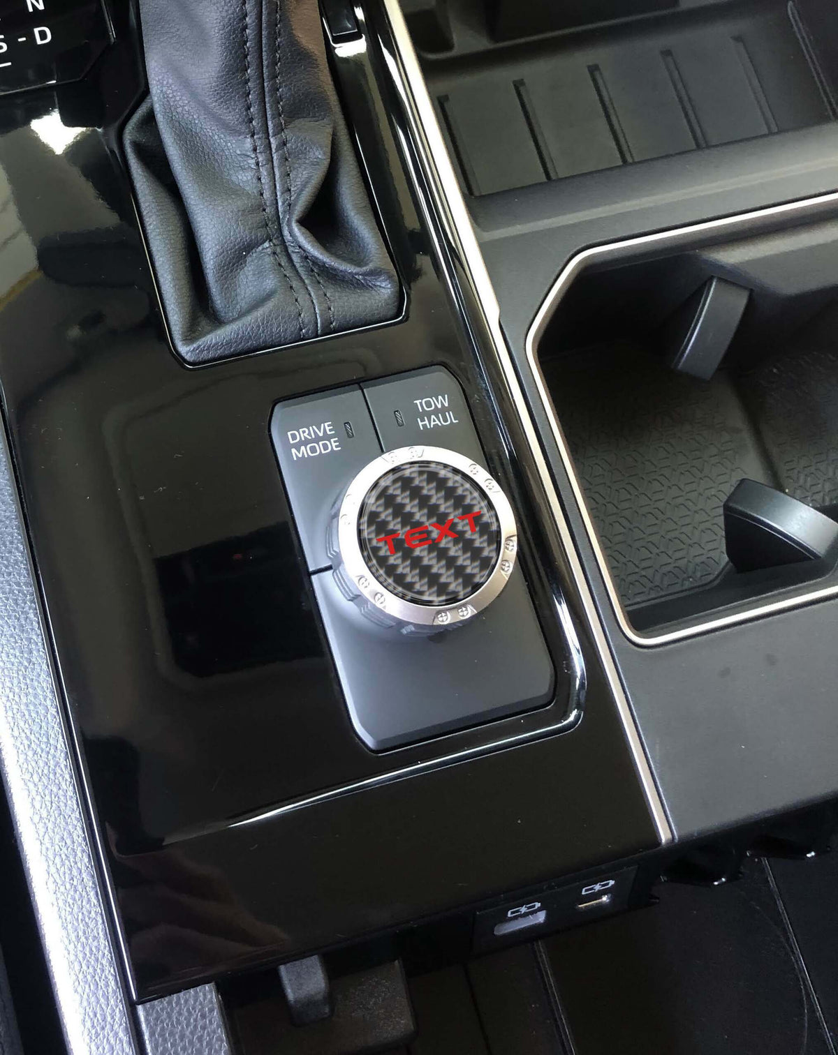 TUFSKINZ Drive Mode Selector Dial Accent Trim (2023-2024 Sequoia, 2022-2024 Tundra) - TUN091-DCF-158-G