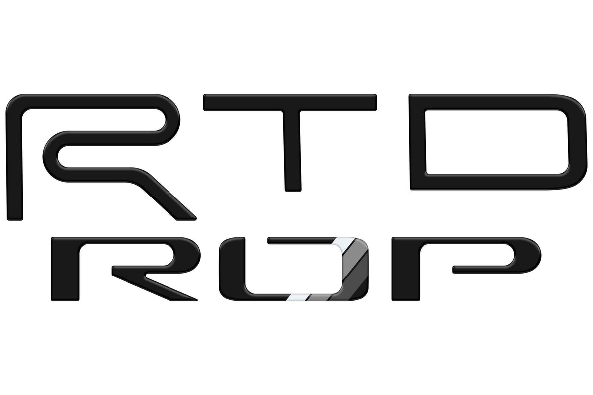 TUFSKINZ TRD Pro Tailgate Letter Inserts (2022-2024 Tundra) - TUN102-BLK-471-M