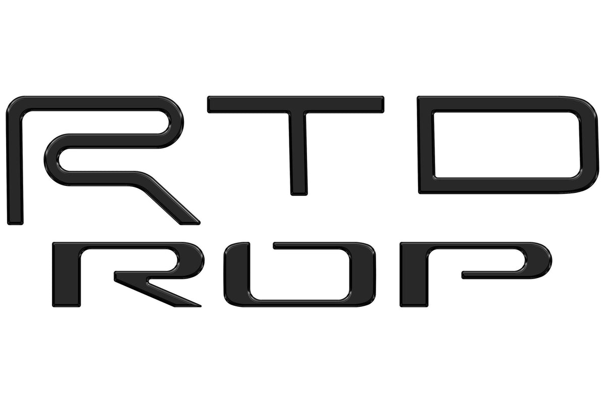 TUFSKINZ TRD Pro Tailgate Letter Inserts (2022-2024 Tundra) - TUN102-BLK-G