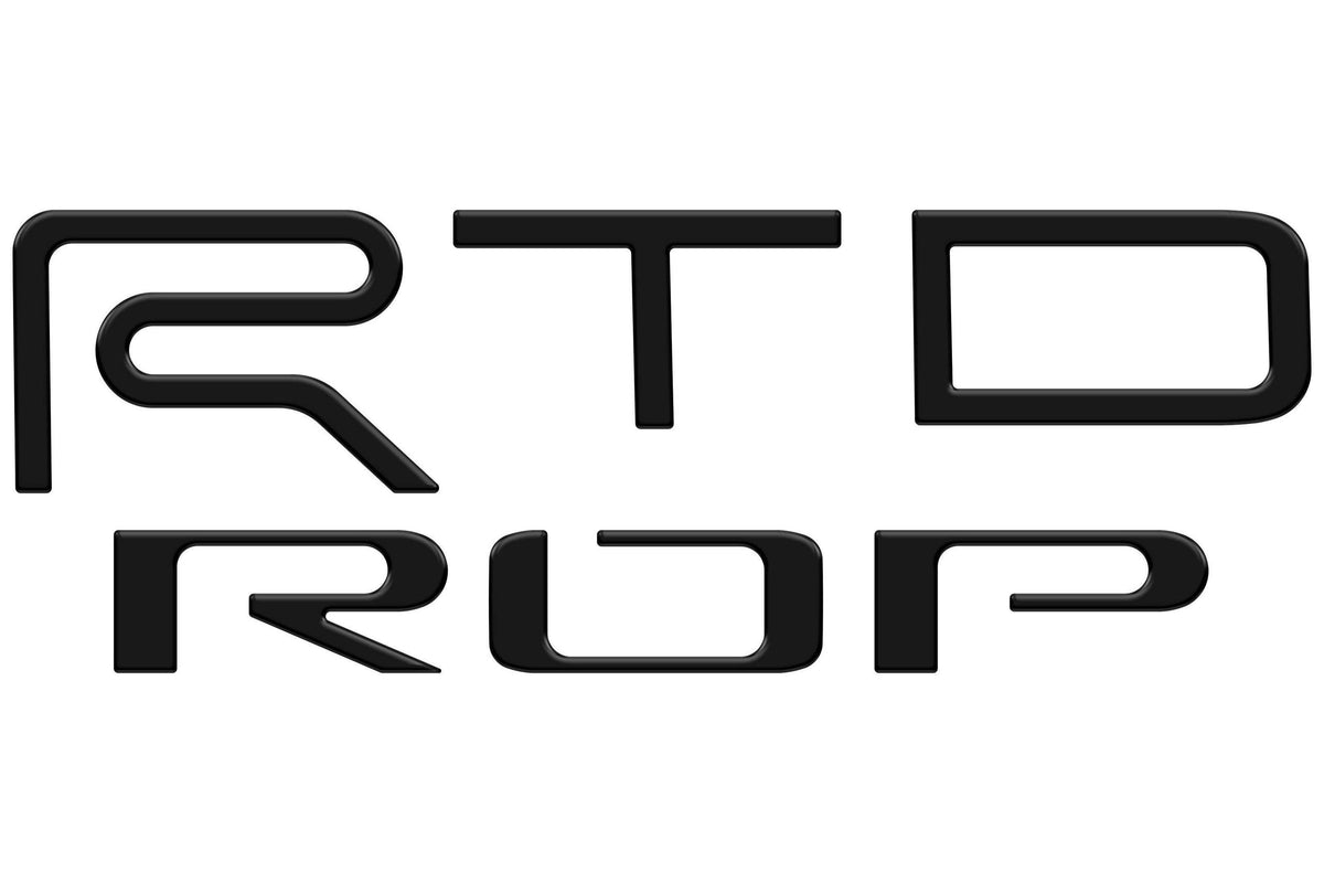 TUFSKINZ TRD Pro Tailgate Letter Inserts (2022-2024 Tundra) - TUN102-BLK-M