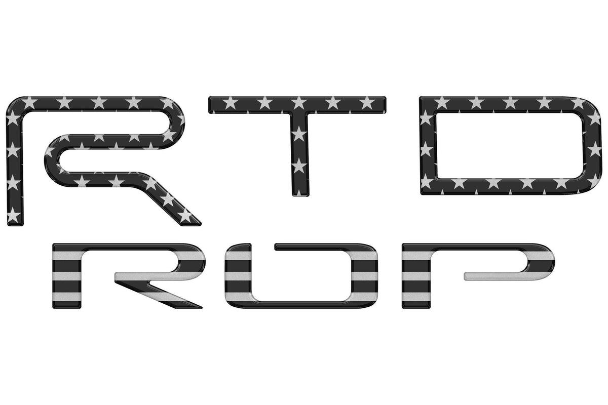 TUFSKINZ TRD Pro Tailgate Letter Inserts (2022-2024 Tundra) - TUN102-GTO-047-G