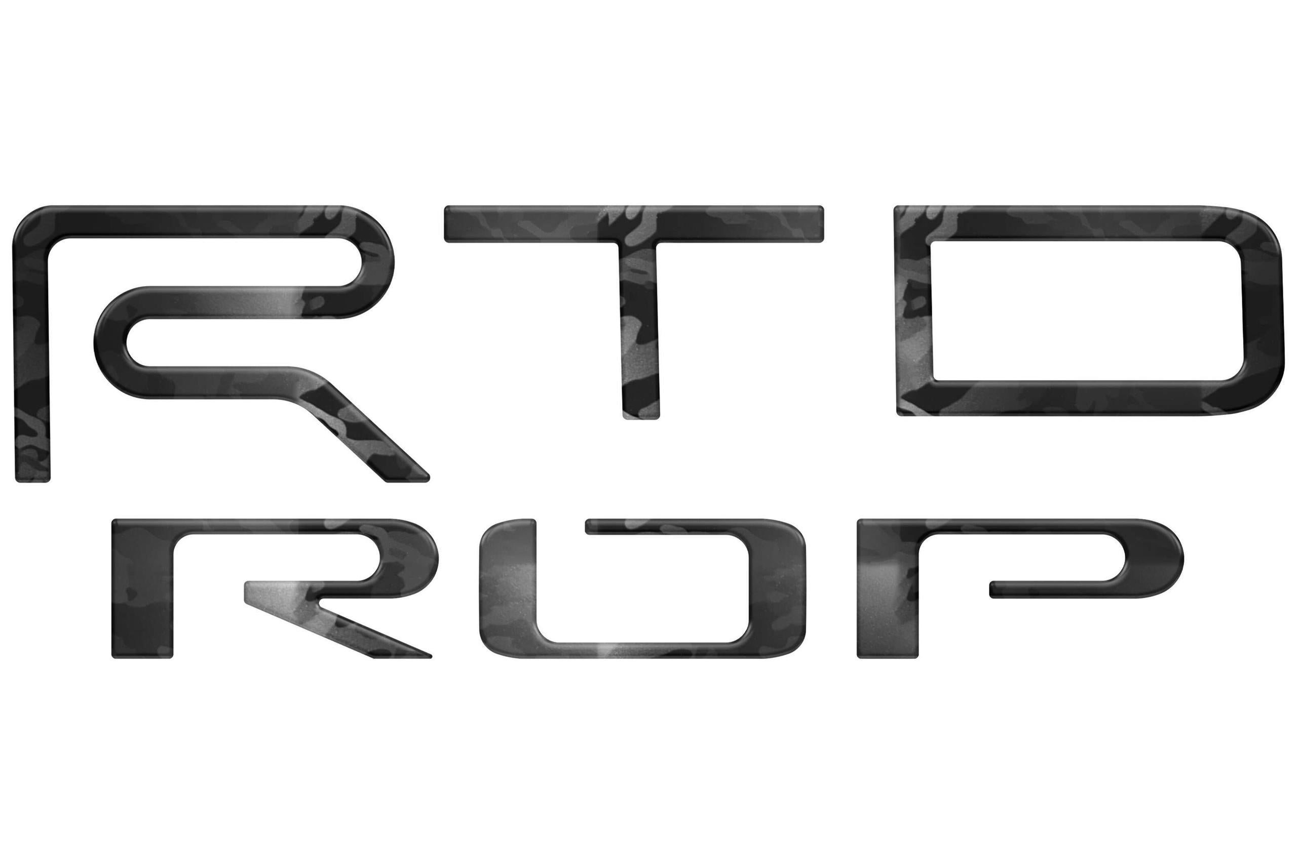 TUFSKINZ TRD Pro Tailgate Letter Inserts (2022-2024 Tundra) - TUN102-RBS-M