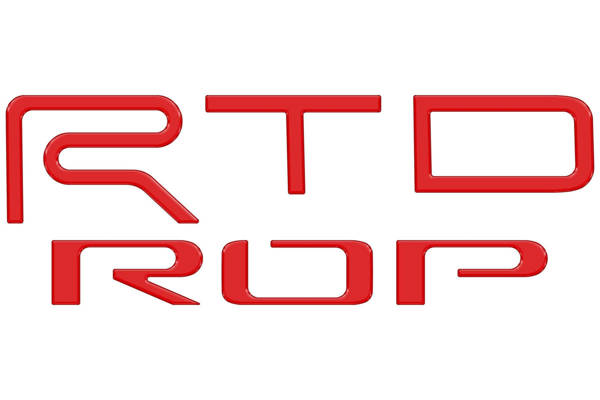 TUFSKINZ TRD Pro Tailgate Letter Inserts (2022-2024 Tundra) - TUN102-RED-G