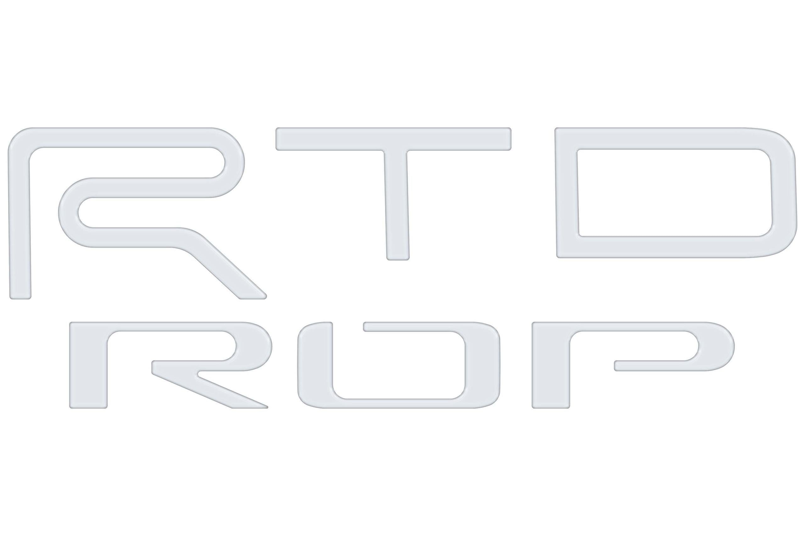 TUFSKINZ TRD Pro Tailgate Letter Inserts (2022-2024 Tundra) - TUN102-WHT-G