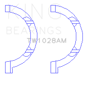 King Engine Bearings Thrust Washer Set For Chrysler Pentastar 3.6L Erb V6 - TW1028AM