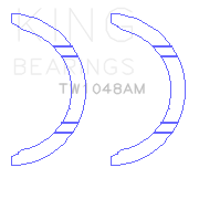 King Engine Bearings Thrust Washer Set For Suzuki J24B - TW1048AM