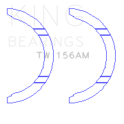 King Engine Bearings THRUST WASHER SET For MAZDA FP/FS (MAZDA FP/FS) - TW 156AM