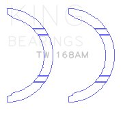 King Engine Bearings THRUST WASHER SET For SUZUKI G18A (SUZUKI G18A) - TW 168AM
