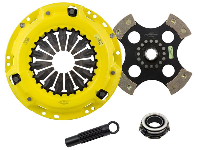 ACT Clutches HD/Race Rigid 4 Pad (1996-2000 RAV4,1990-1991 Lexus ES250,1988-1991 Camry,1988-1989 Celica) - TY3-HDR4