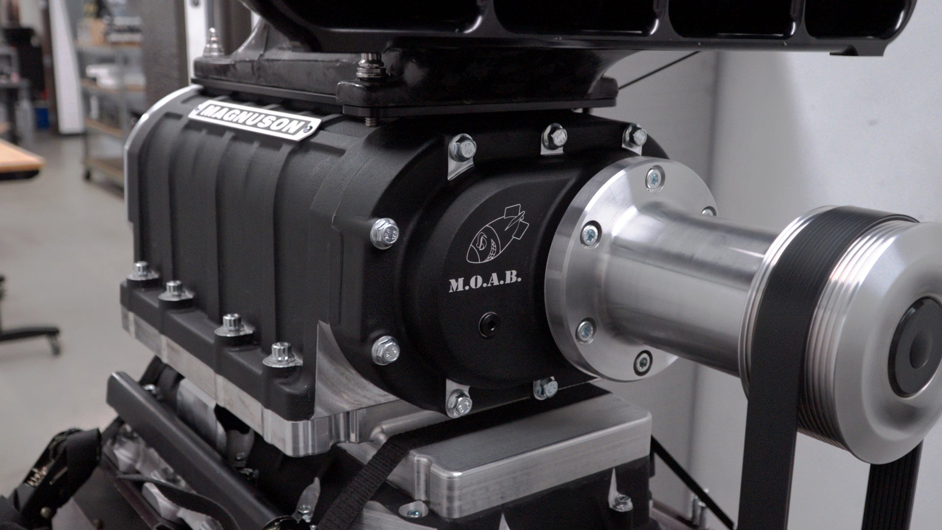 Magnuson M.O.A.B. supercharger detail