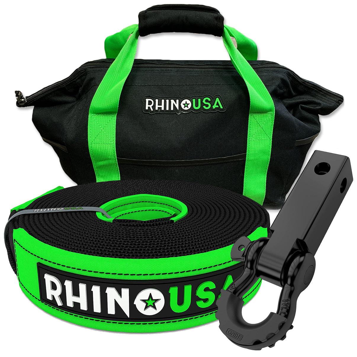 Rhino USA Rhino Usa 30' Tow Strap/Hitch Combo - RNO-30STRAPHITCH