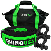 Rhino USA Rhino Usa 30' Tow Strap/Shackles Combo - RNO-SHACKSTRAP30