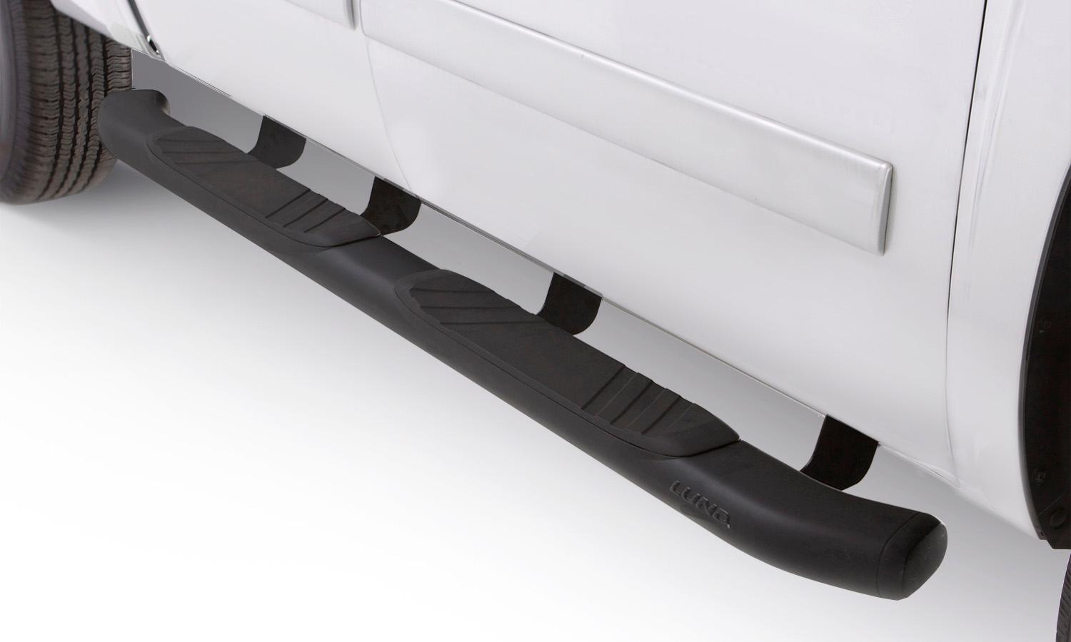 Lund 5 In Oval Bent Nerf Bars; Composite; Black - 22758740