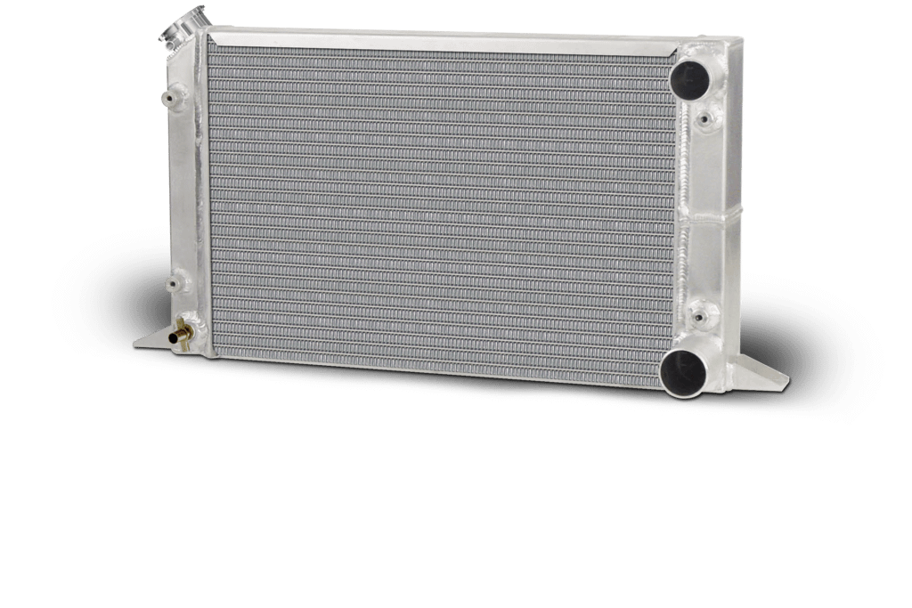 AFCO Aluminum Radiator Sirocco Right Hand Double Pass 1-1/2 Inlet 1-3/4 Outlet AFCO - 80104N