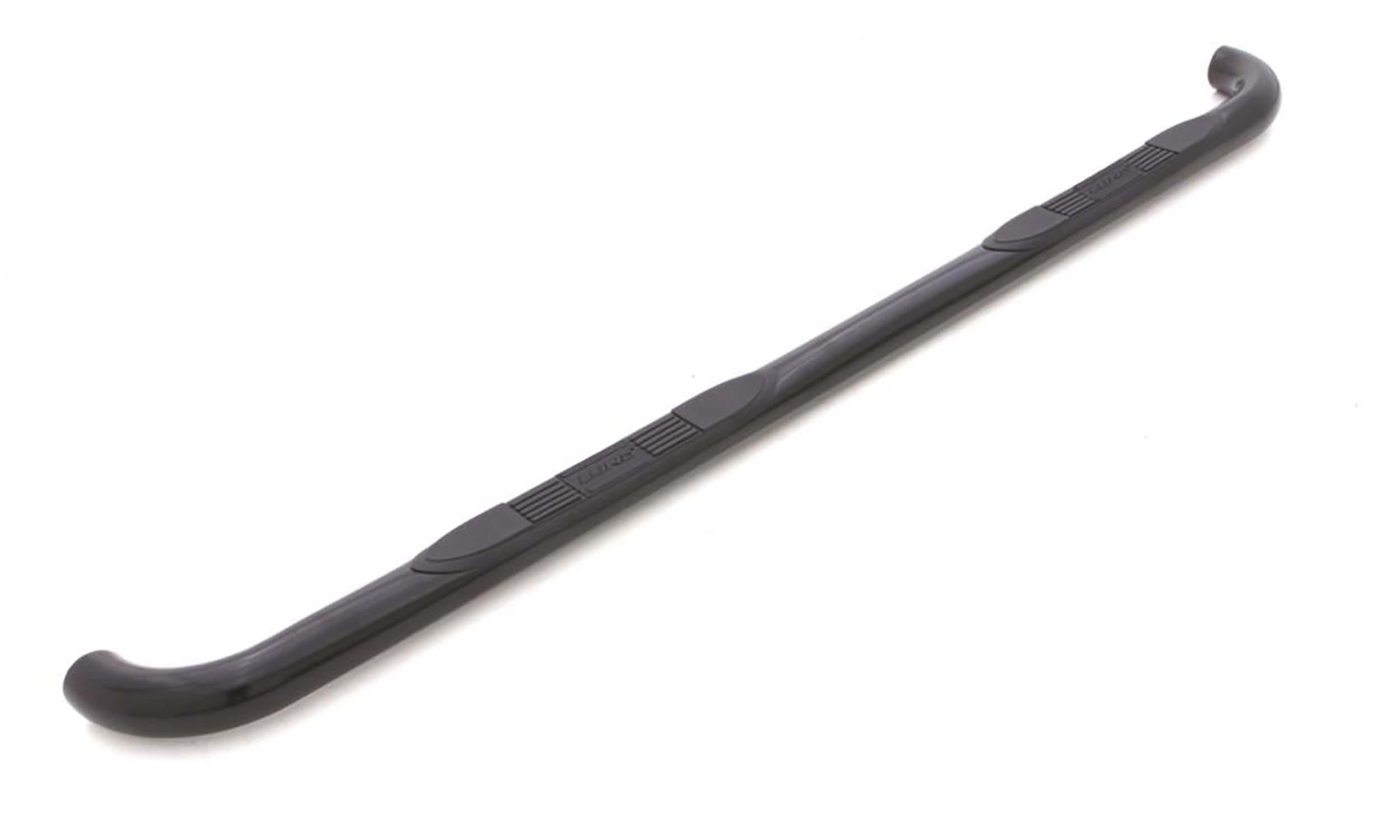 Lund 3 Inch Round Bent Nerf Bars - Black (2015-2024 Ford Fitment) - 23090908