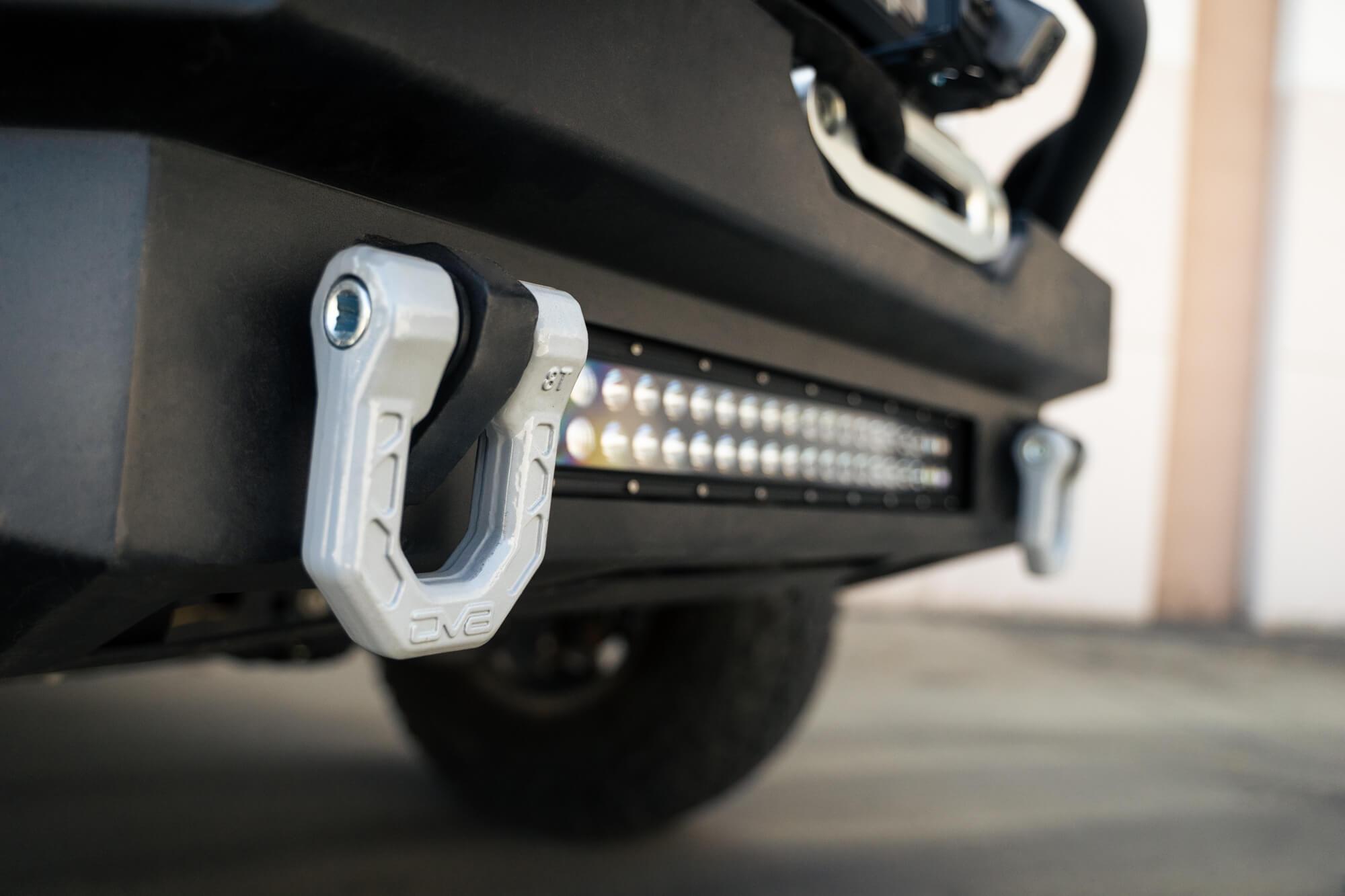 DV8 Offroad Gray Dv8 Elite Series D-Rings (Pair) - UNSK-01GR