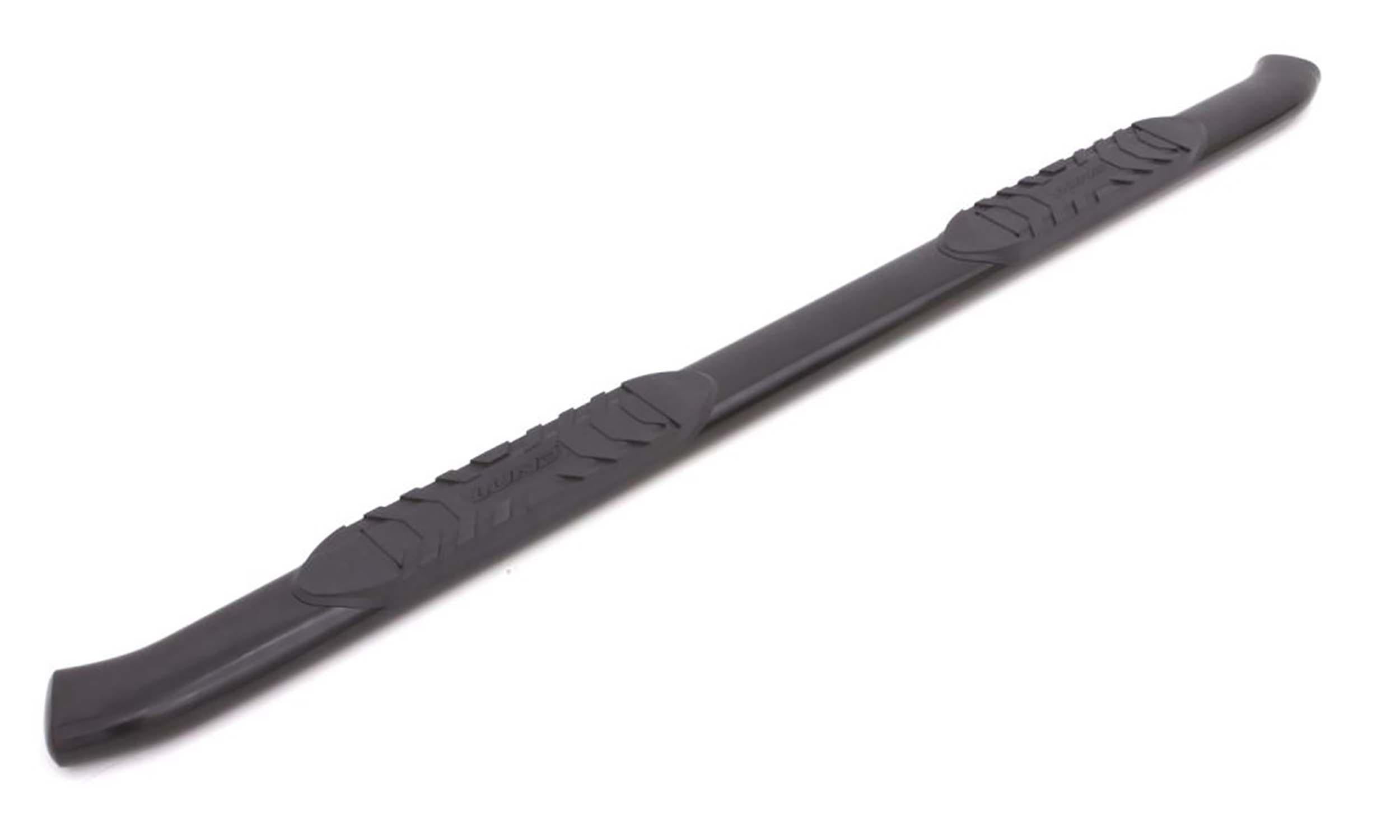 Lund 5 In Curved Oval Nerf Bars; Stainless Steel; Black - 24285007