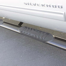 Lund 5 Inch Oval Straight Nerf Bars - Polished Stainless (2007-2019 Chevrolet, GMC Fitment) - 23910561