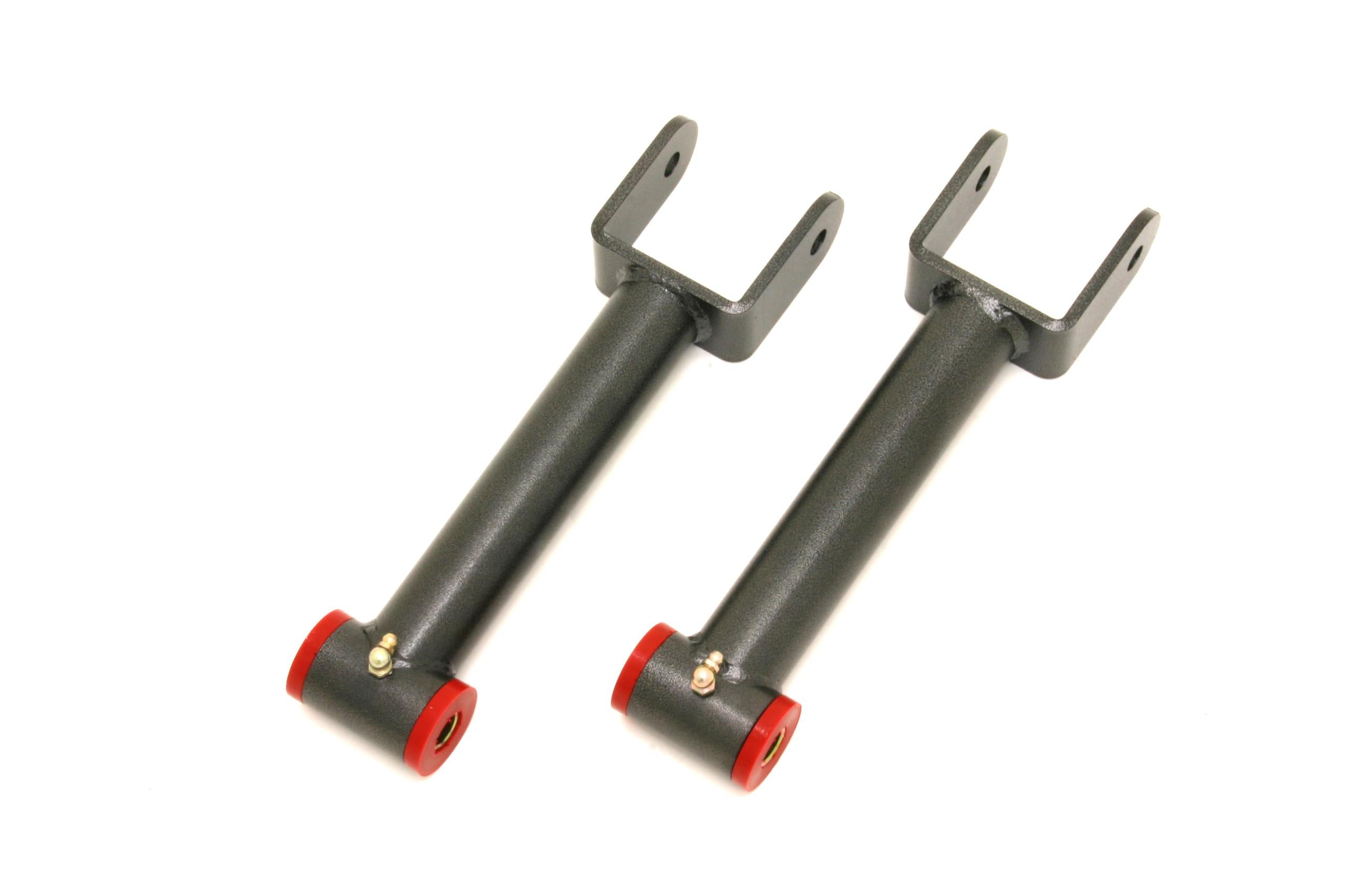 BMR UTCA001H 1991-1996 B-Body Upper Control Arms, DOM, Non-adjustable, Polyurethane Bushings, Standard Length (Black Hammertone)