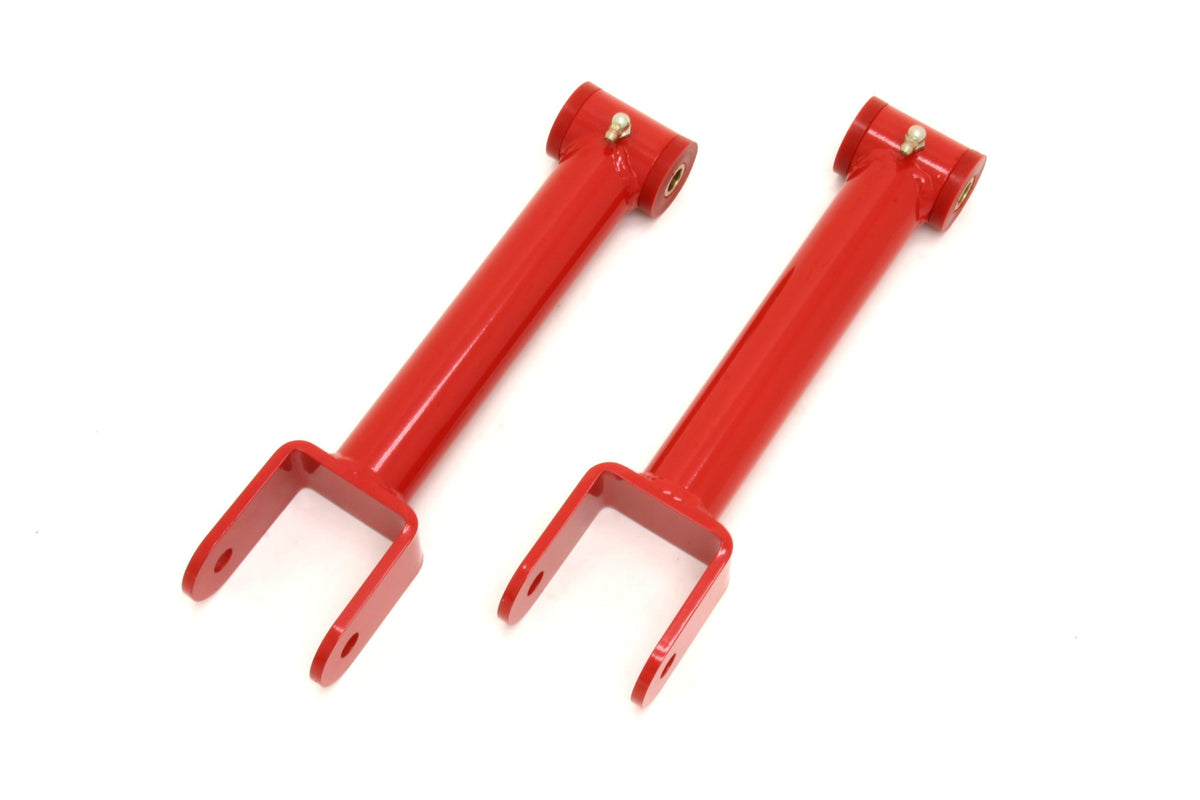 BMR UTCA006 1978-1987 G-Body Upper Control Arms, DOM, Non-adjustable, Polyurethane Bushings (Red)