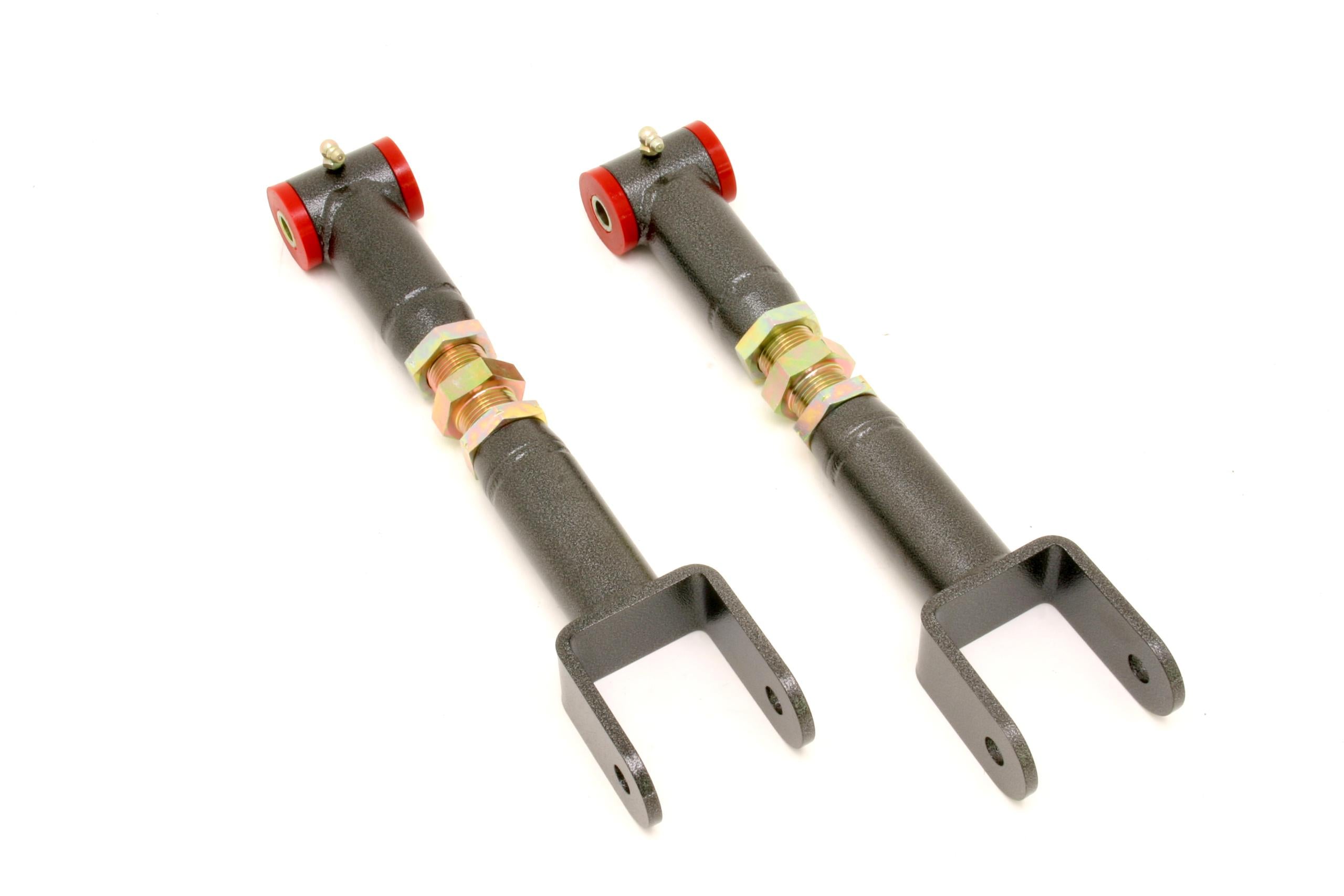 BMR UTCA011H 1964-1967 A-Body Upper Control Arms, DOM, On-car Adjustable, Polyurethane Bushings (Black Hammertone)