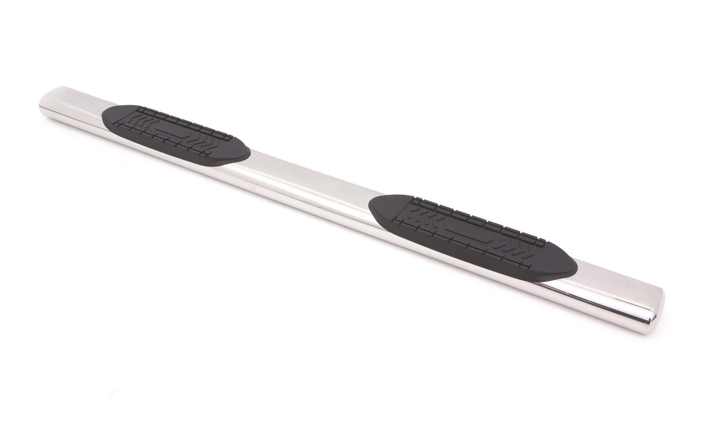 Lund 6 Inch Oval Straight Nerf Bars - Polished Stainless (2019-2024 Chevrolet, GMC Fitment) - 24310567
