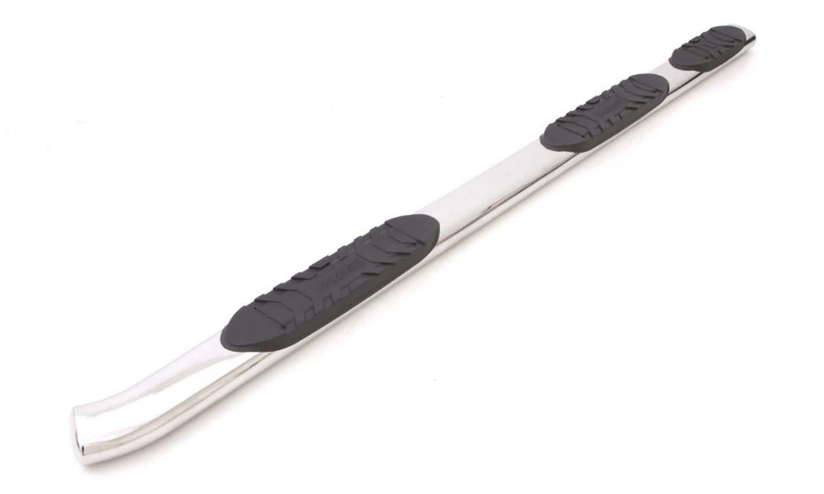 Lund 5 Inch Oval Wheel-To-Wheel Nerf Bars - Polished Stainless (2019-2024 1500) - 24497044