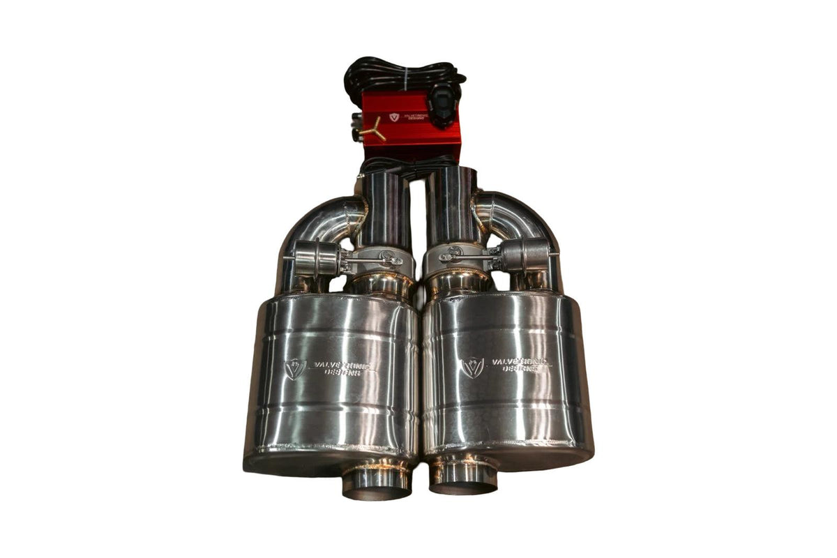 Valvetronic Designs UNIVERSAL VALVED MUFFLER KIT 3.0 inch / 76 MM - UVM.76MM.X2