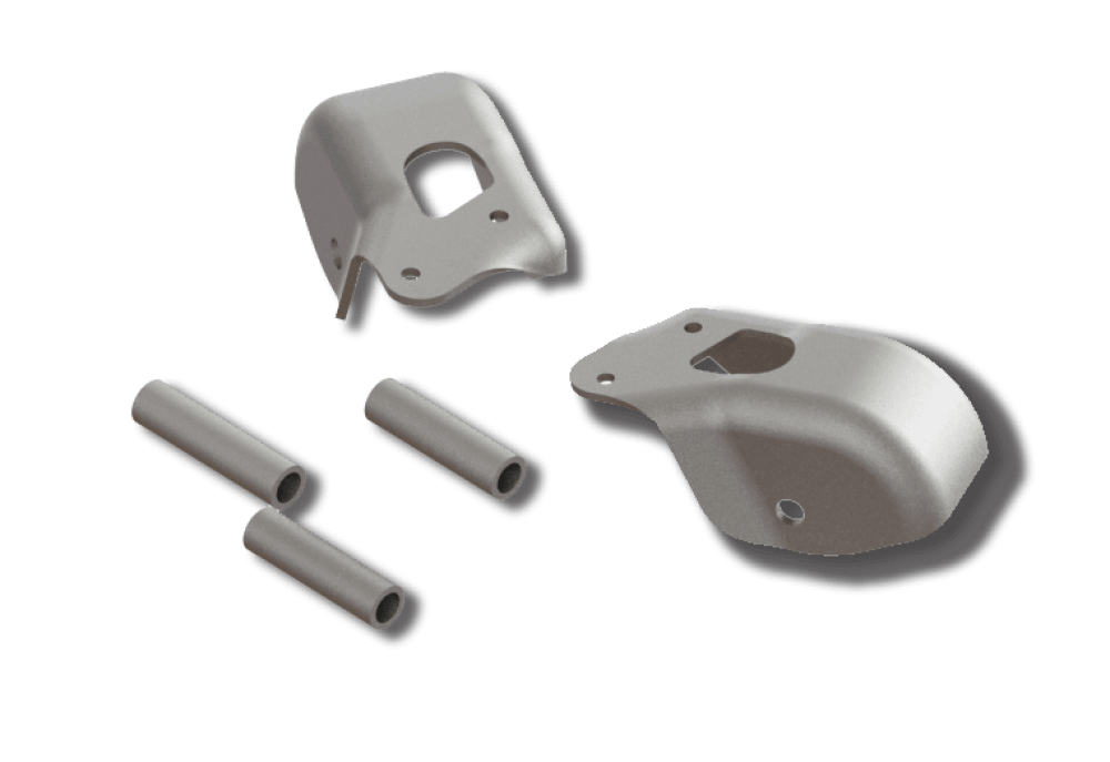 AFCO 1968-72 Chevrolet Chevelle Replacement Frame Lower Control Arm Mounts AFCO - 40013