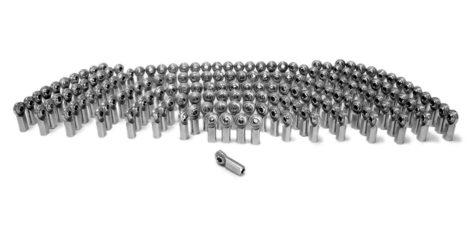 Steinjager Inch Female Rod Ends Steel Housing, 2 Piece 5/16-24 LH 150 Pack - J0014854