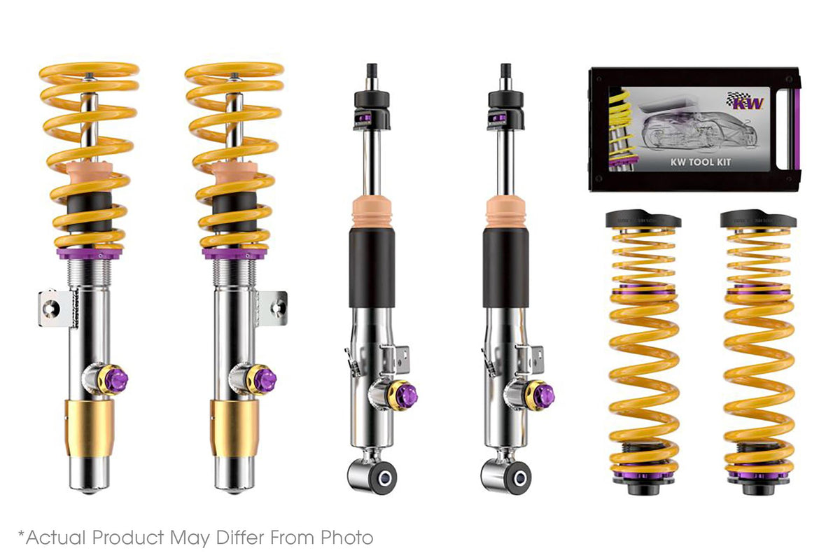 KW Adjustable Coilovers with Rebound and Low &amp - High-speed Compression adjustability (2022 M4 Competition) - 3A7200ER