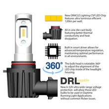 Oracle Lighting 9006 Vseries Led Headlight Bulb Conversion Kit, 6000K - V5240-001