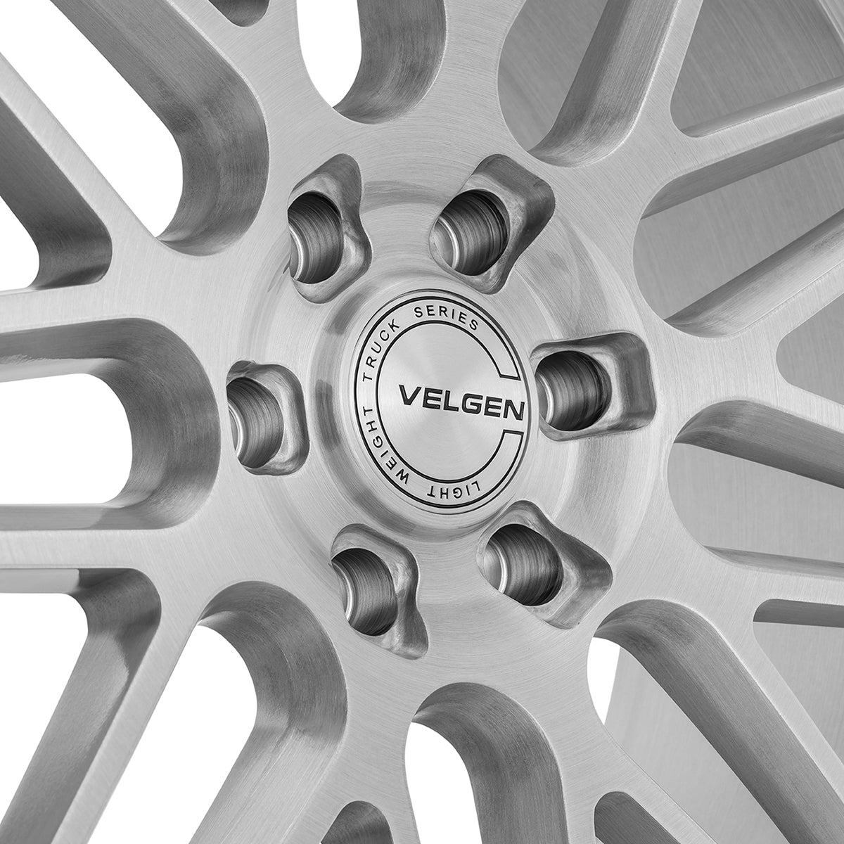 2021+ Ford F-150 Velgen VFF-9 Wheel Set (Set of 4) - Brushed Clear - 22x10