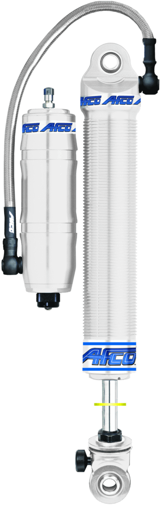 AFCO Aluminum Shock Monotube 32 Series Double Adjustable Pro Touring 3 Inch Stroke Coil Over w/ Canister Clear Short Rod End AFCO - 3230PTCZ